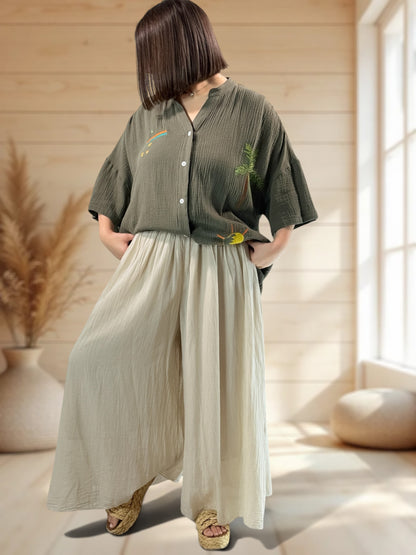 PAULA - PANTAJUPE BEIGE TAILLE 44/46 A 54