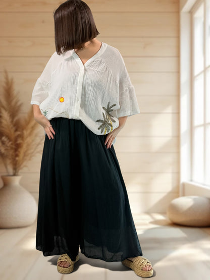 PAULA - PANTAJUPE NOIR TAILLE 44/46 A 54