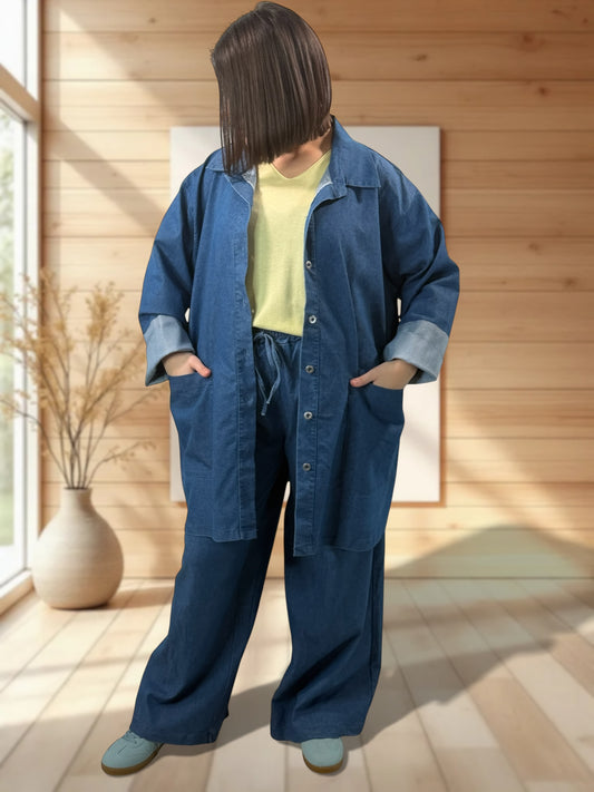 JACK - VESTE EN JEAN OVERSIZE JUSQU'A LA TAILLE 46/48 A 52/54