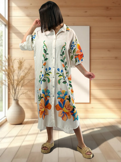 COPACABANA - ROBE A MOTIF JUSQU'A LA TAILLE 50