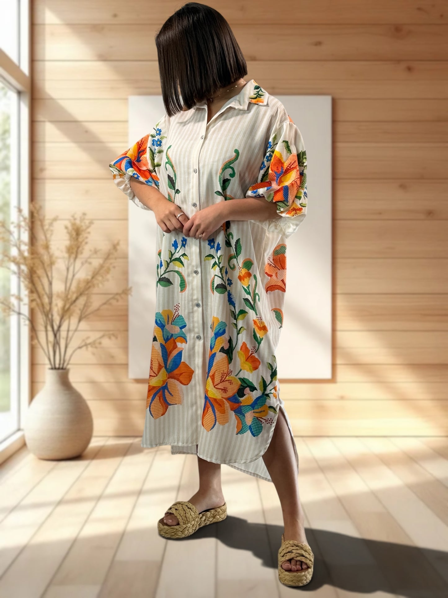 COPACABANA - ROBE A MOTIF JUSQU'A LA TAILLE 50