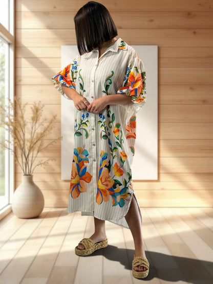 COPACABANA - ROBE A MOTIF JUSQU'A LA TAILLE 50