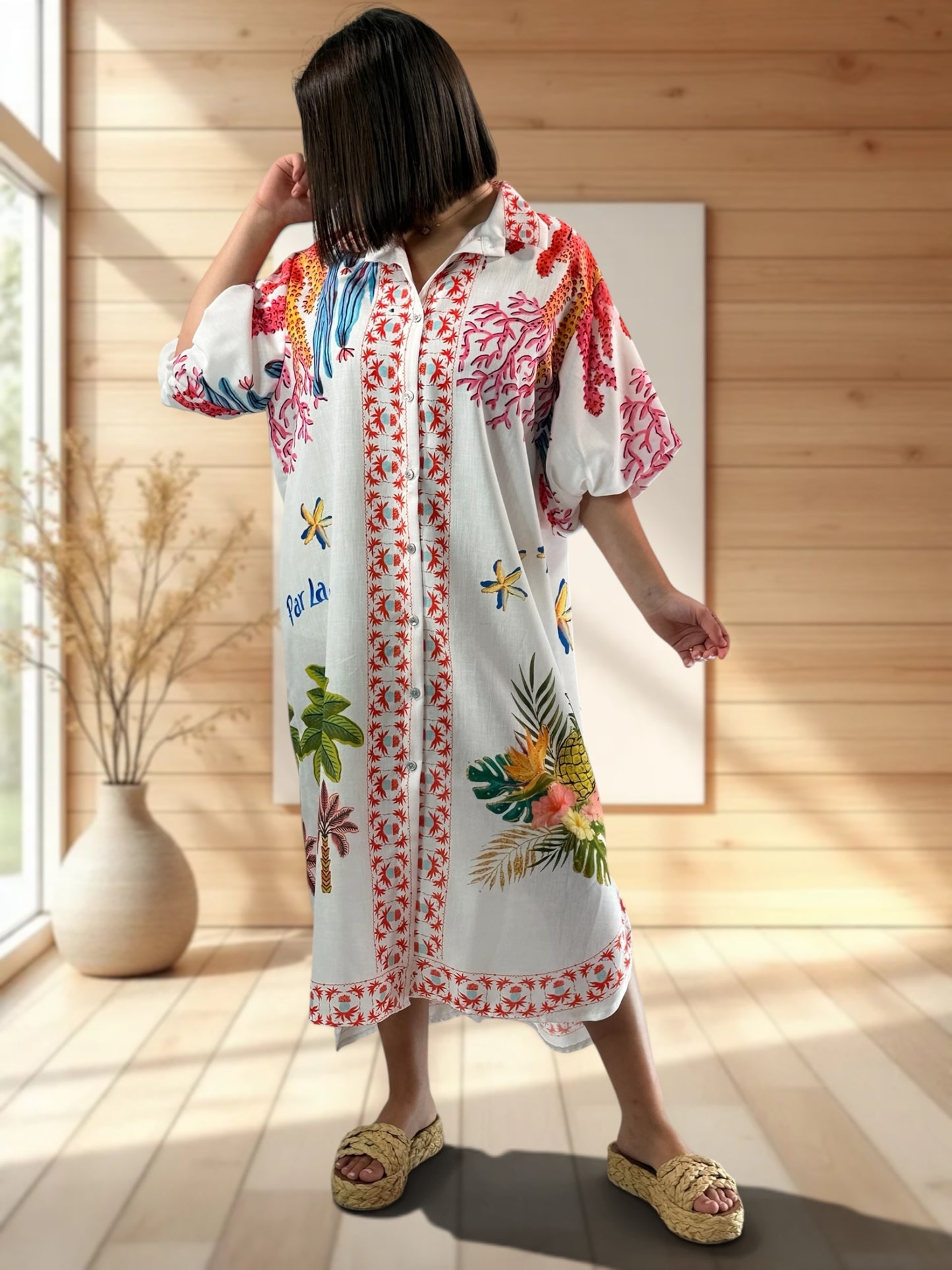COPACABANA - ROBE A MOTIF JUSQU'A LA TAILLE 50