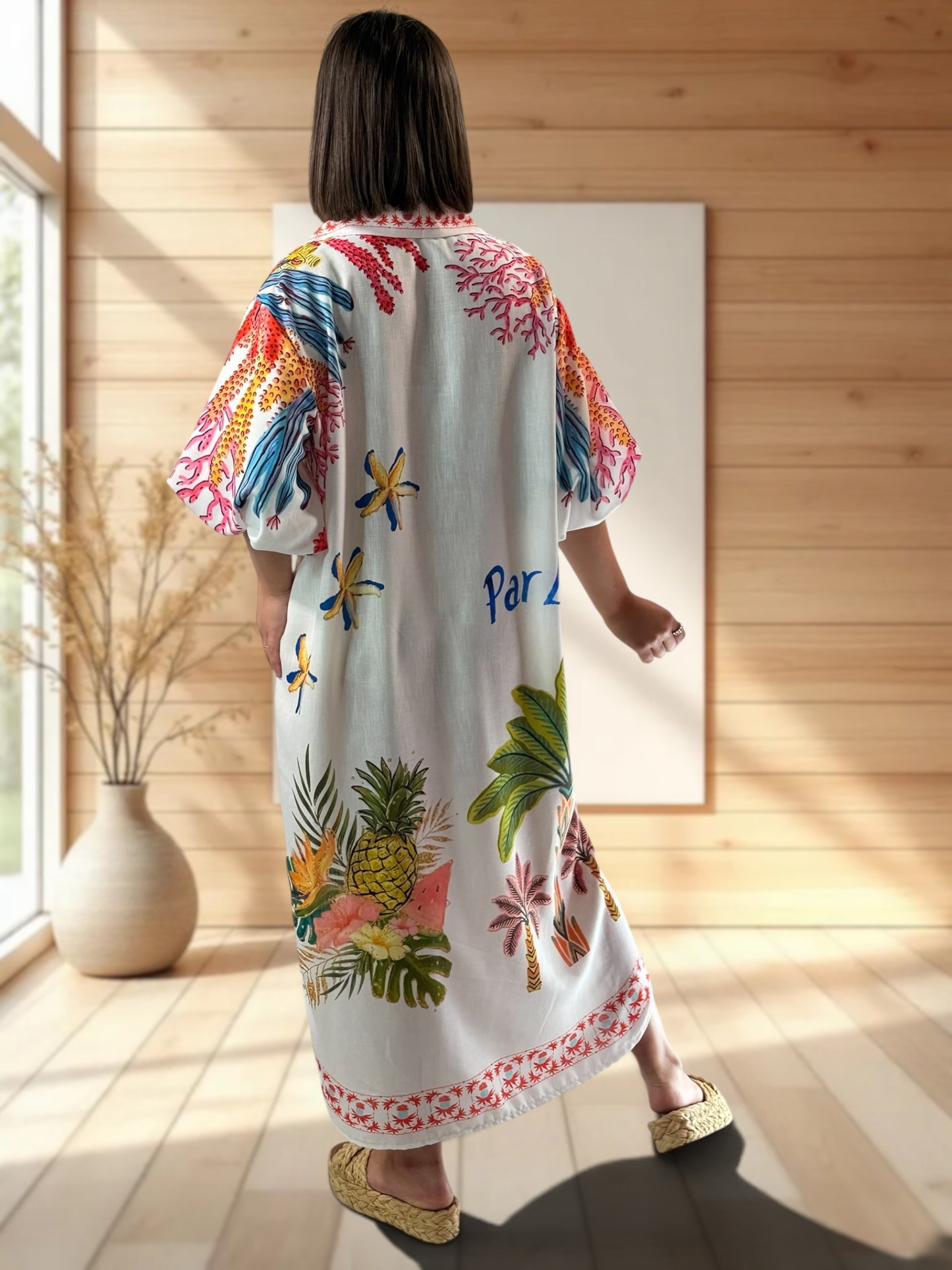 COPACABANA - ROBE A MOTIF JUSQU'A LA TAILLE 50