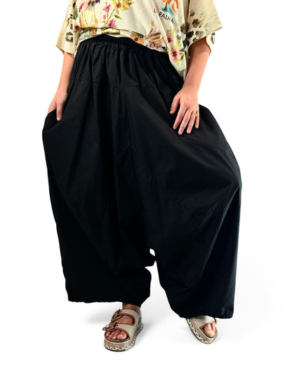 THOMAS - PANTALON SAROUEL NOIR JUSQU'A LA TAILLE 56/58