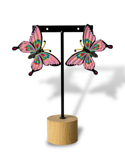 NATHY- BOUCLES D'OREILLES PAPILLON