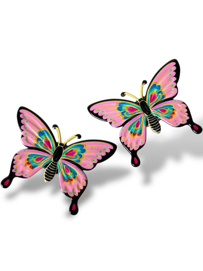 NATHY- BOUCLES D'OREILLES PAPILLON