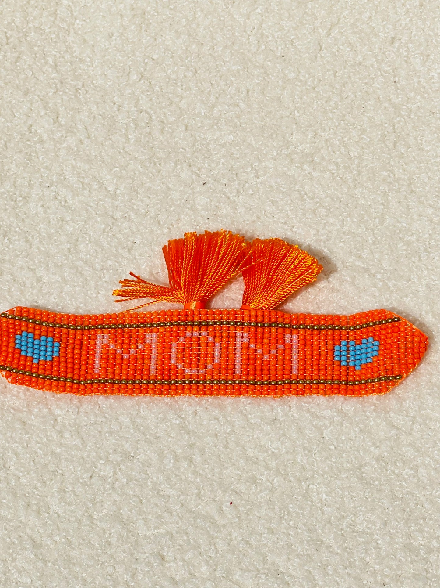 MOM BRACELET TISSE EN PERLE