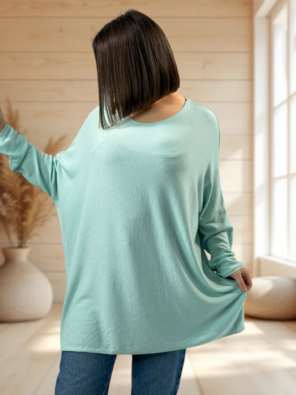 CAPRIO - PULL LAGON EN MAILLE FLUIDE JUSQU'A LA TAILLE 54