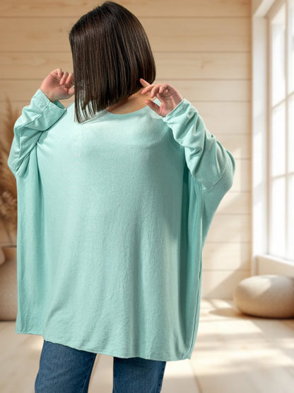 CAPRIO - PULL LAGON EN MAILLE FLUIDE JUSQU'A LA TAILLE 54