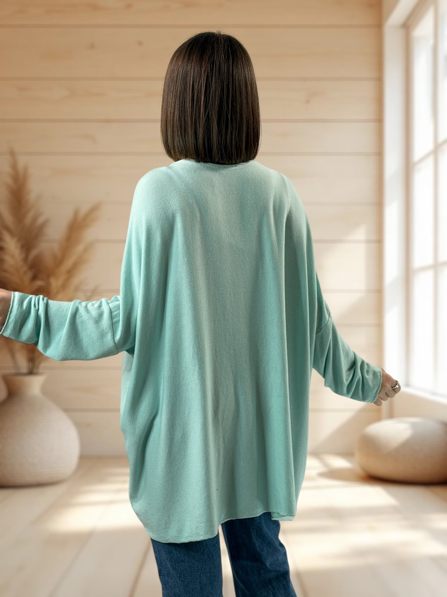 CAPRIO - PULL LAGON EN MAILLE FLUIDE JUSQU'A LA TAILLE 54