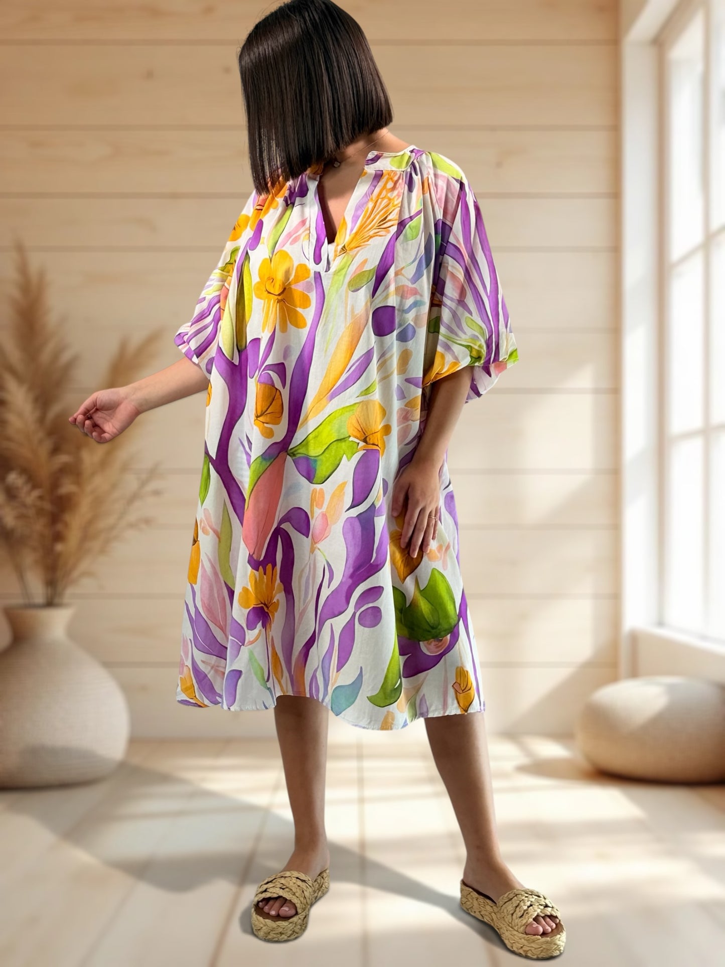 DOROTHY - ROBE A MOTIF JUSQU'A LA TAILLE 56