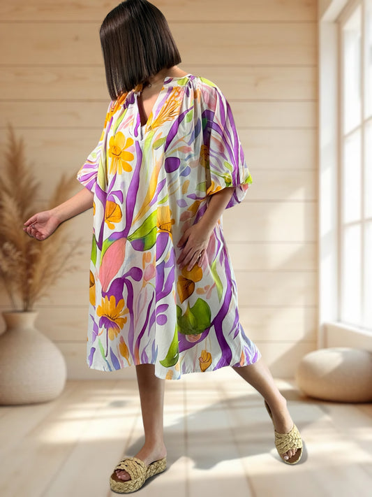 DOROTHY - ROBE A MOTIF JUSQU'A LA TAILLE 56
