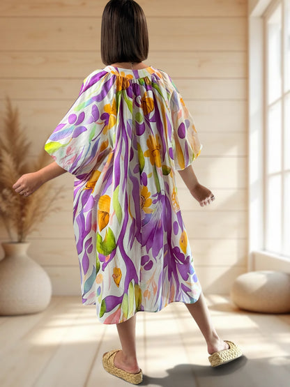 DOROTHY - ROBE A MOTIF JUSQU'A LA TAILLE 56