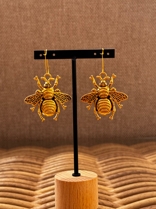 SCARABEE - BOUCLES D'OREILLES BOHEME