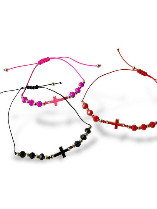 SARAH - LOT DE 3 BRACELETS TENDANCE