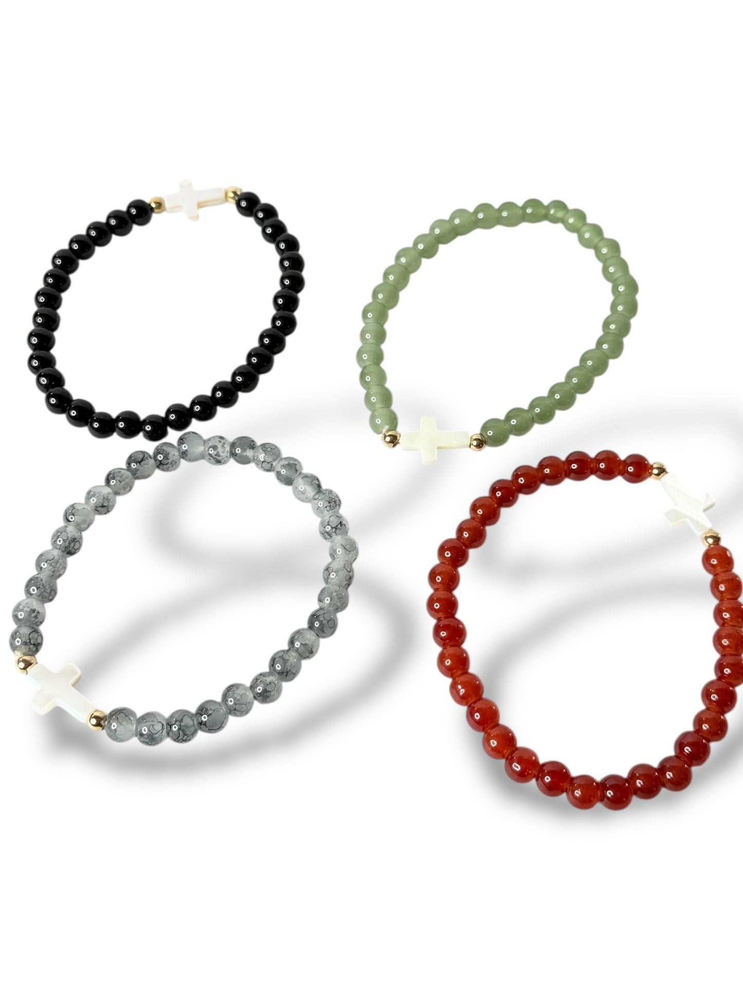 RAPHAEL - LOT DE 4 BRACELETS TENDANCE