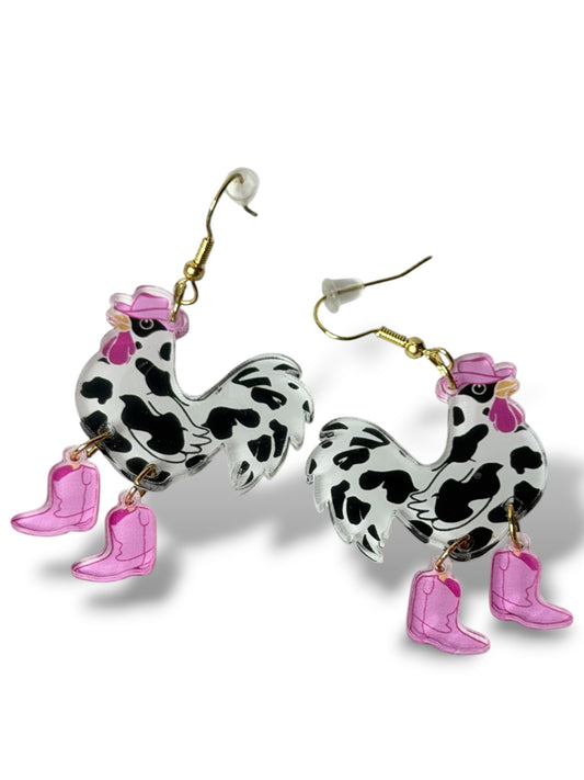 POULETTE - BOUCLES D'OREILLES TENDANCE