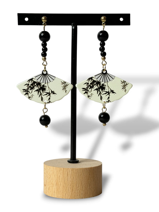 EVENTAIL - BOUCLES D'OREILLES TENDANCE