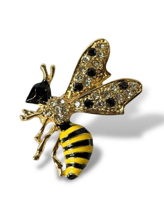 ABEILLE - BROCHE AVEC STRASS