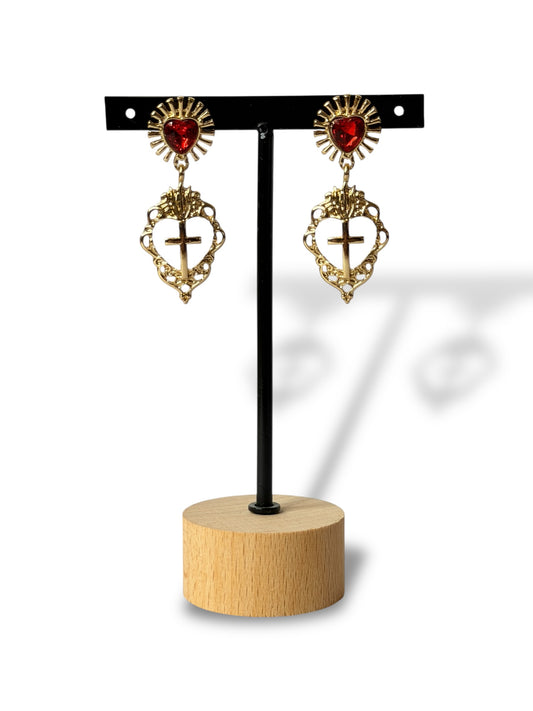 SANTIA - BOUCLES D'OREILLES TENDANCE