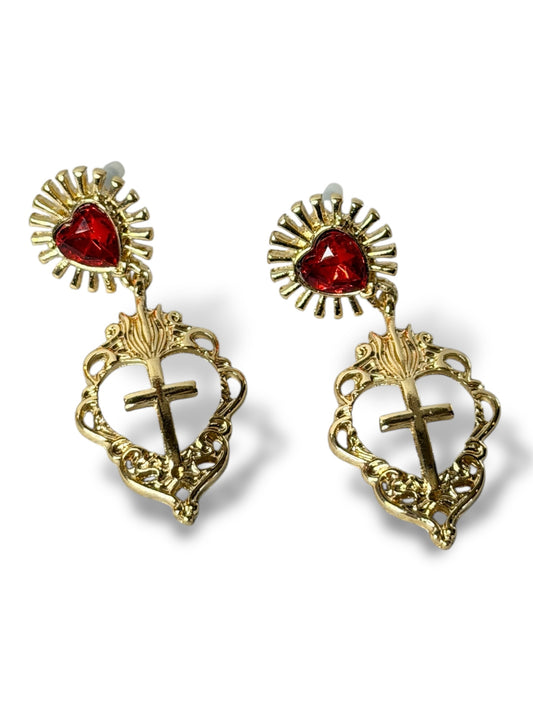 SANTIA - BOUCLES D'OREILLES TENDANCE