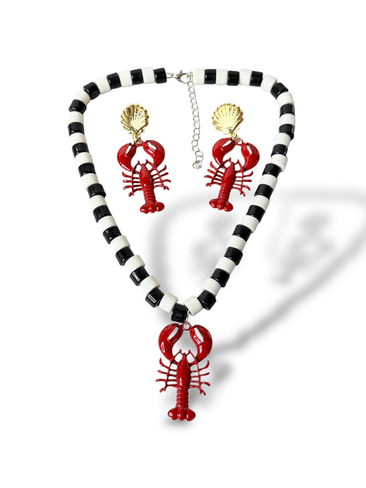 CALYPSO - TOUR DE COU ET BOUCLES D'OREILLES