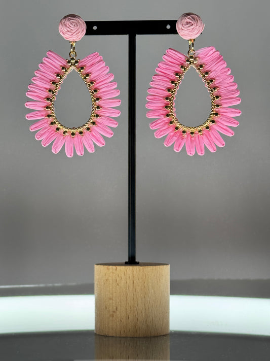 CHERRY - BOUCLES D'OREILLES ROSE