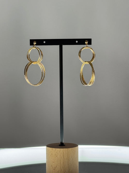 MARA - BOUCLES D'OREILLES DORE