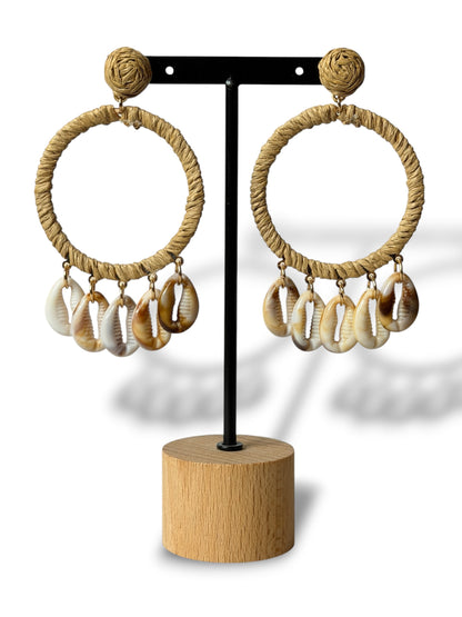 COCONUT - BOUCLES D'OREILLES TENDANCE