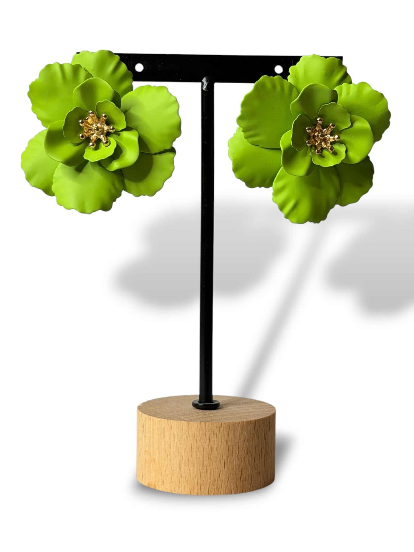 DANY - BOUCLES D'OREILLES TENDANCE VERTE