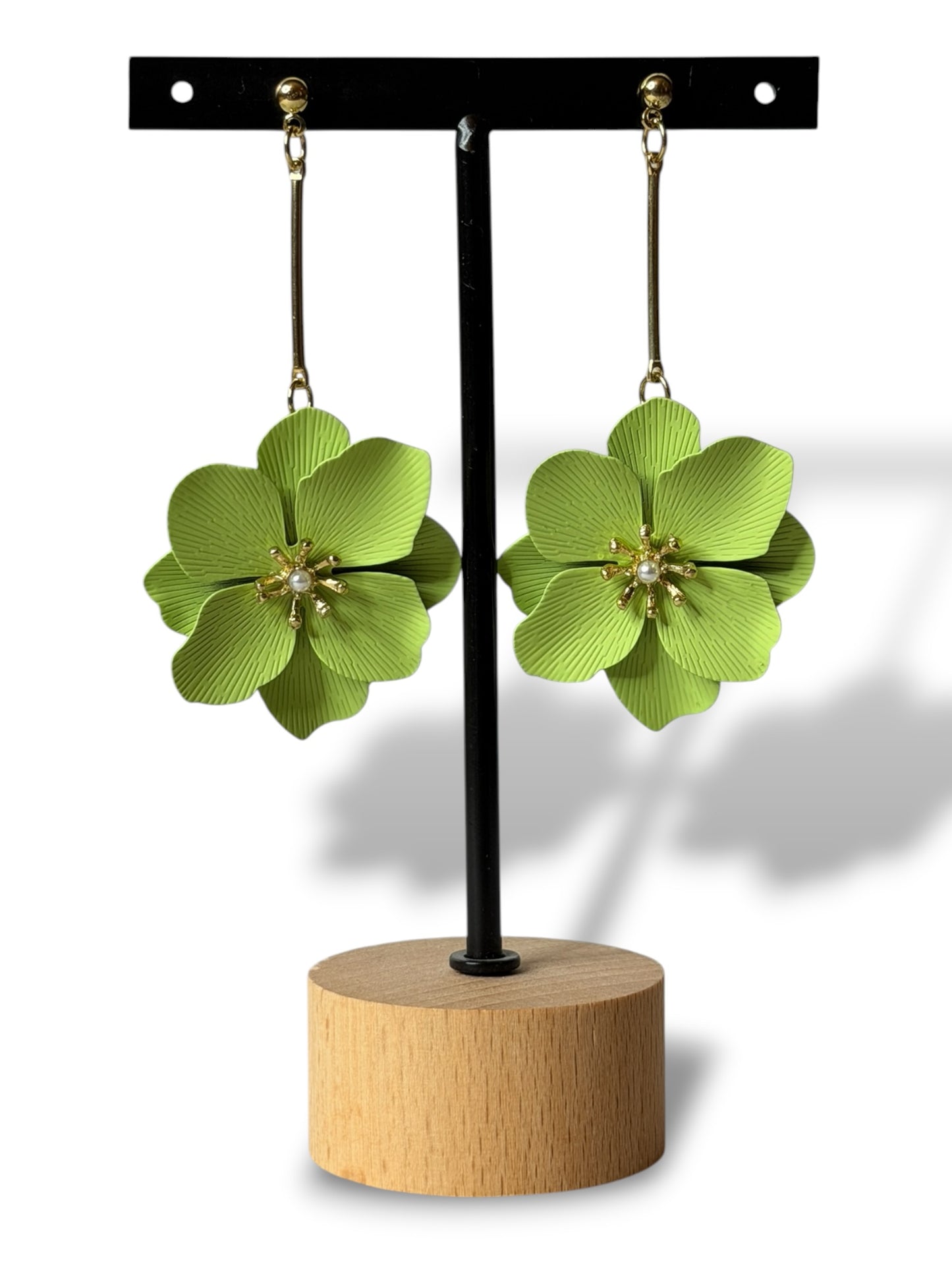 ALIX - BOUCLES D'OREILLES TENDANCE VERTE