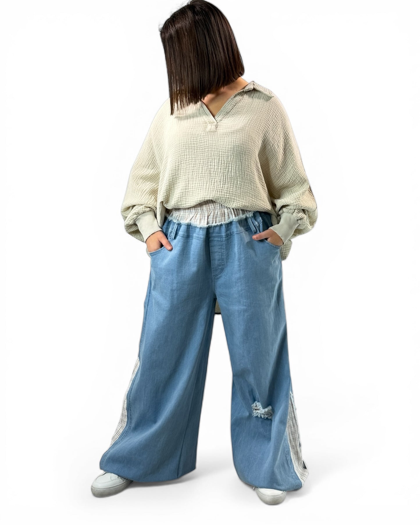 ESTEBAN - JEAN AMPLE VINTAGE JUSQU'ALA TAILLE 52