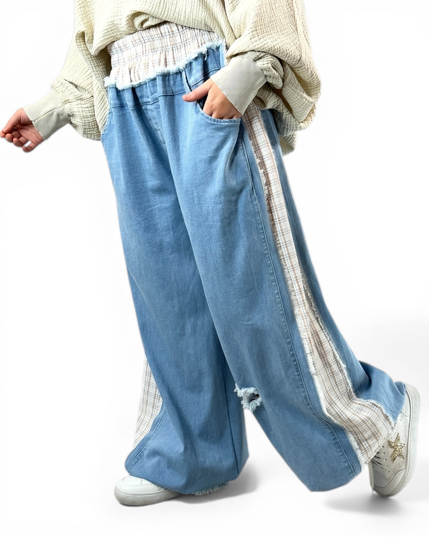 ESTEBAN - JEAN AMPLE VINTAGE JUSQU'ALA TAILLE 52