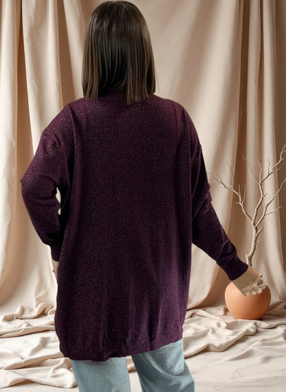 KELLY - PULL RAISIN SCINTILLANT JUSQU'A LA TAILLE 52