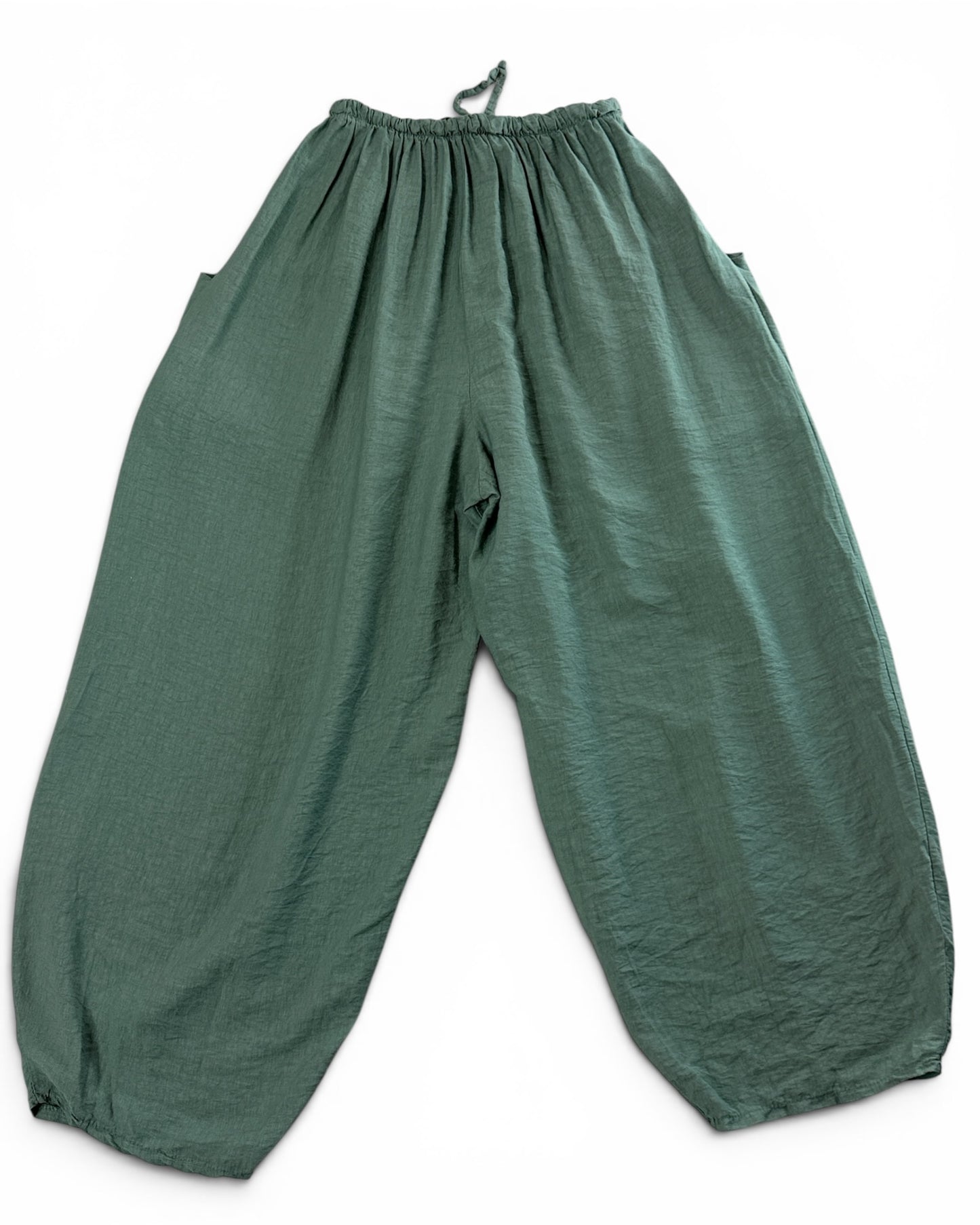 MAXOU - PANTALON KAKI COUPE BARREL FLUIDE TAILLE 48 A 54