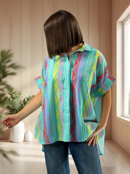 ALIX  - TUNIQUE OVERSIZE JUSQU'A LA TAILLE 52