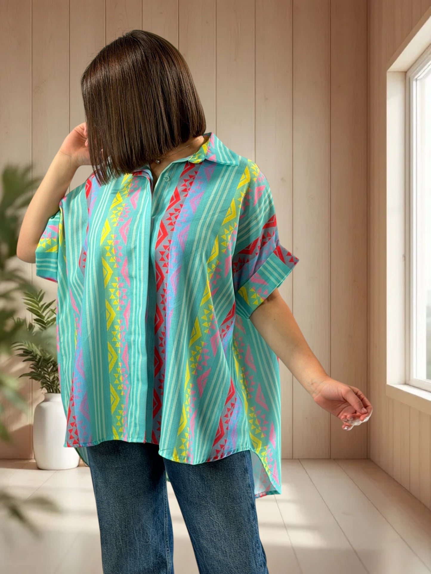 ALIX  - TUNIQUE OVERSIZE JUSQU'A LA TAILLE 52