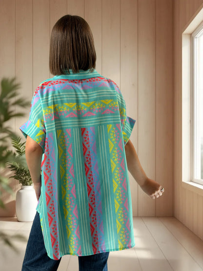 ALIX  - TUNIQUE OVERSIZE JUSQU'A LA TAILLE 52