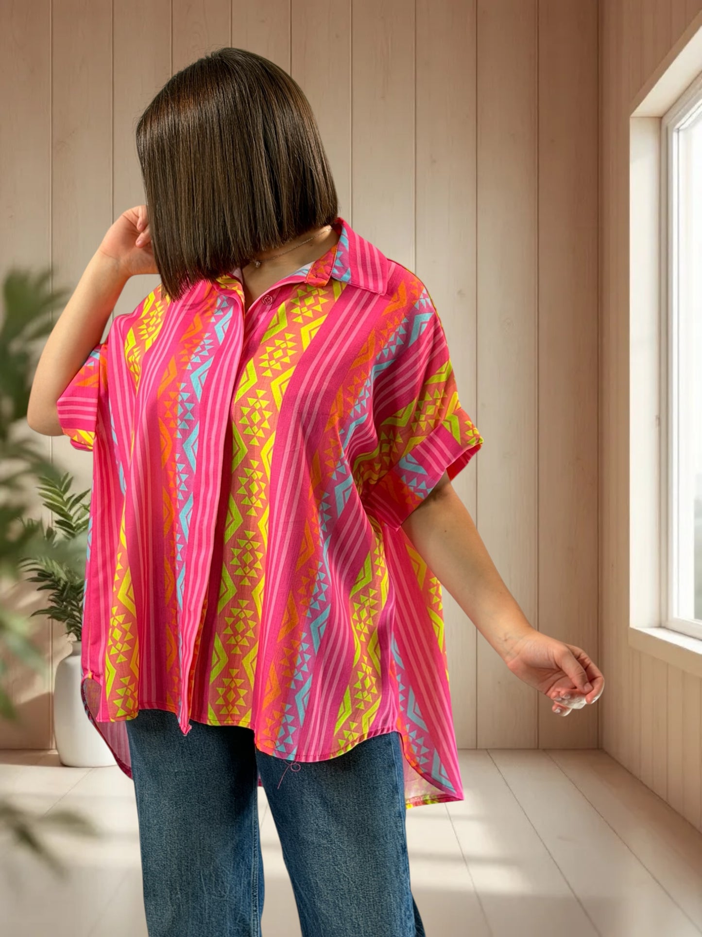 ALIX  - TUNIQUE OVERSIZE JUSQU'A LA TAILLE 52