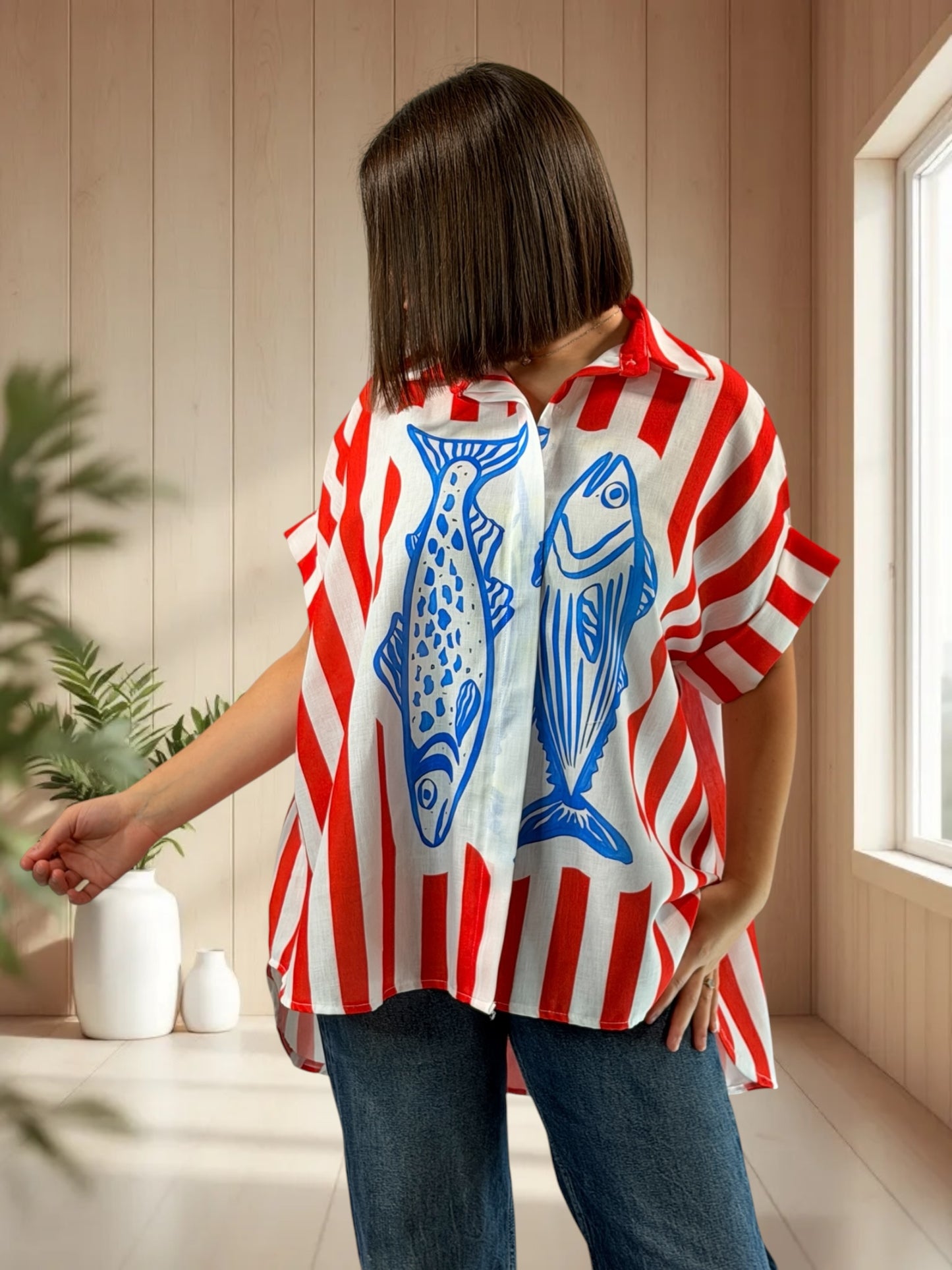 ALIX  - TUNIQUE OVERSIZE JUSQU'A LA TAILLE 52