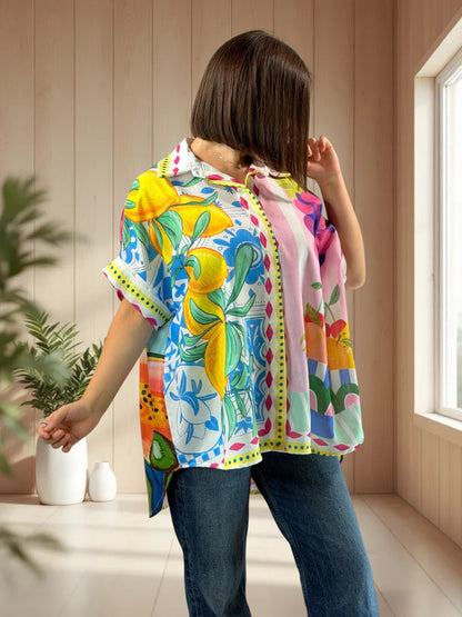 ALIX  - TUNIQUE OVERSIZE JUSQU'A LA TAILLE 52
