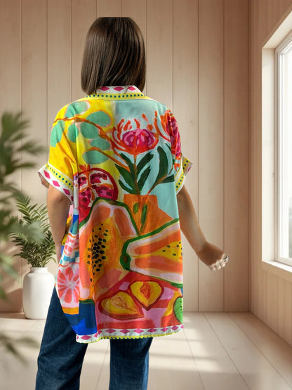 ALIX  - TUNIQUE OVERSIZE JUSQU'A LA TAILLE 52