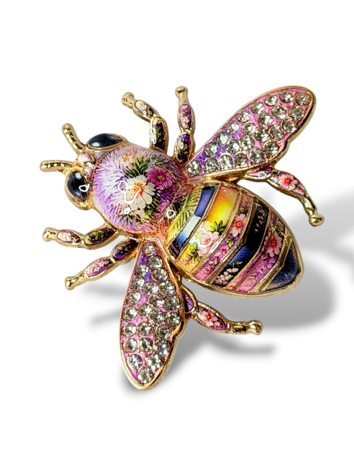 ABEILLE- BROCHE TENDANCE AVEC STRASS