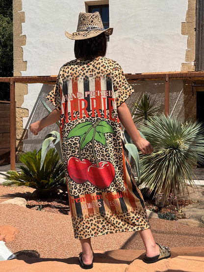 ROSANA - ROBE FLUIDE SCINTILLANTE OVERSIZE JUSQU'A LA TAILLE 50/52 REF14