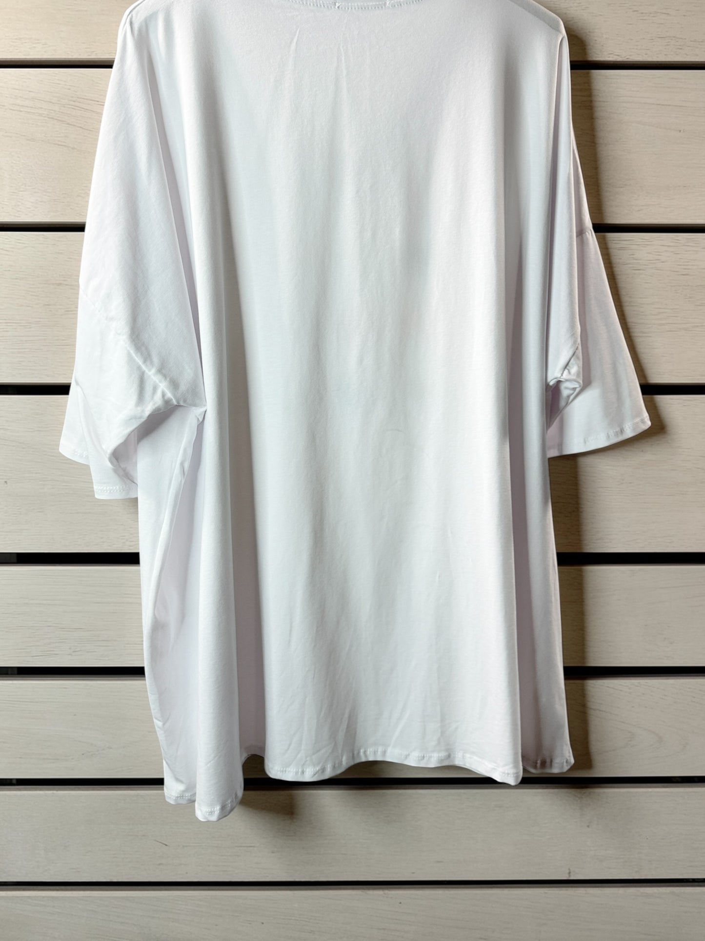 LIO - TEE-SHIRT OVERSIZE BLANC TAILLE 54 A 60