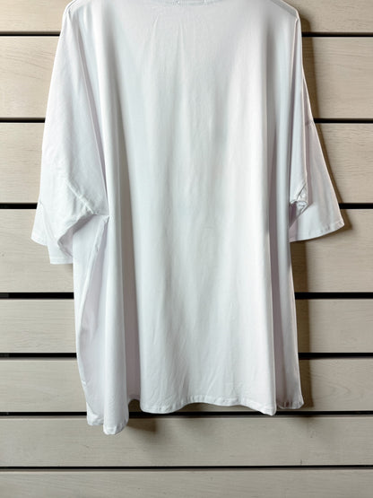 LIO - TEE-SHIRT OVERSIZE BLANC TAILLE 54 A 60