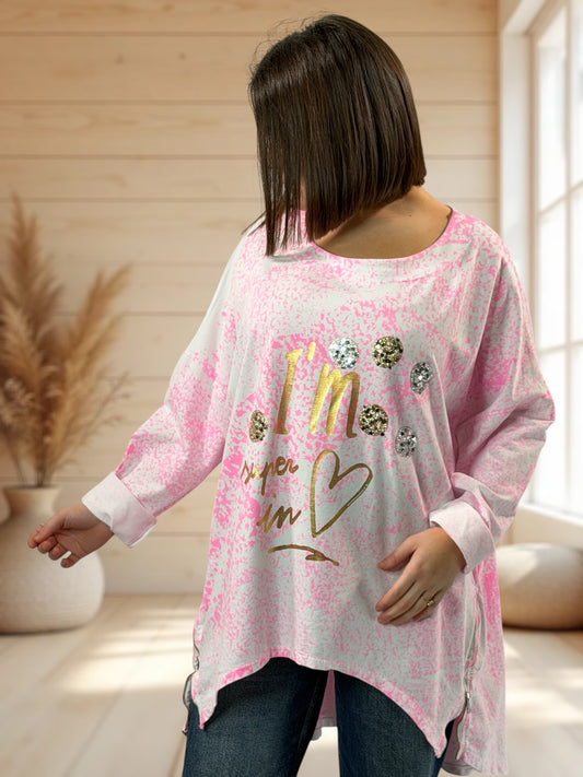 HELLO - TEE-SHIRT TENDANCE JUSQU'A LA TAILLE 54