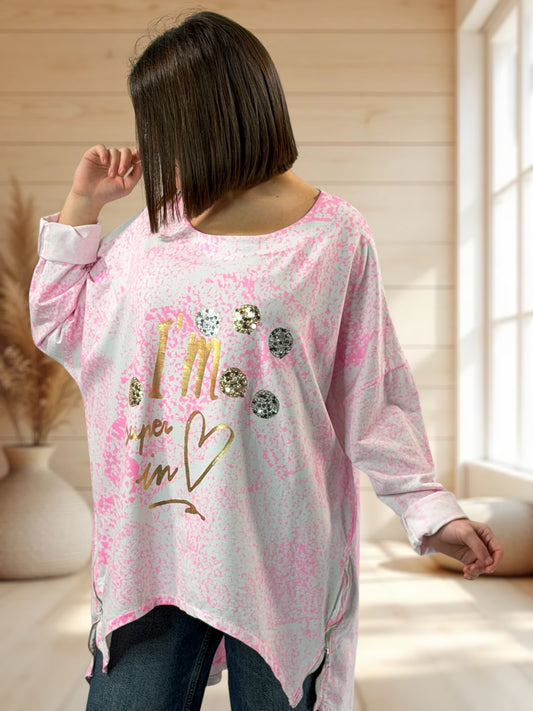 HELLO - TEE-SHIRT TENDANCE JUSQU'A LA TAILLE 54