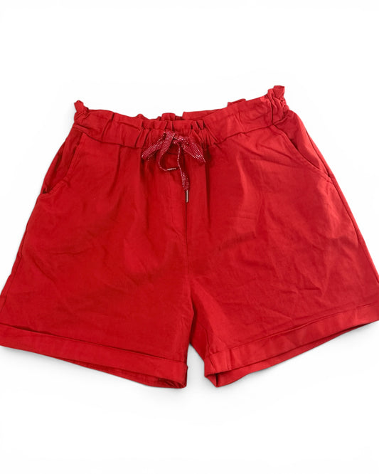 LOUIS - SHORT ROUGE JUSQU'A LA TAILLE 50/52